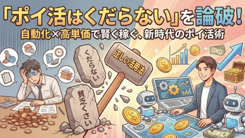 ポイ活はくだらないと思う人へ！ポイ活の魅力と正しい活用法を徹底解説 